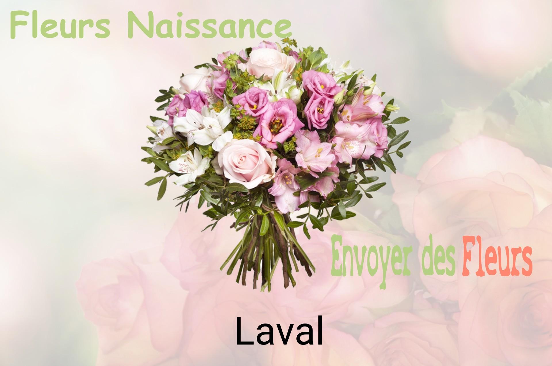 Bouquet de fleurs de naissance livré à Laval